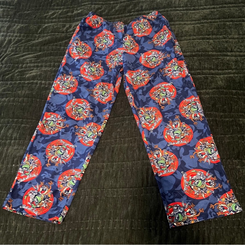 Looney Tunes Velvet Soft Pajama BottomsSize Large